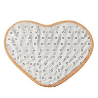 Carpet De Forma De Corazón Suave Y Cómoda Para Dormitorio Y Baño Absorbe Agua Sin Pelos Productos Domésticos No Caen - details 17