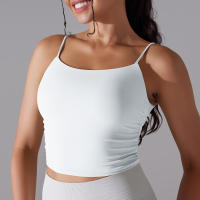 Top De Yoga Para Mujer Fitness Deportivo Push up Cómodo Reversible Brocado Top De Deporte Crop Top Para Gimnasio Y Running - details 1