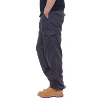 Pantalones Cargo Hombre FGKKS Con Multiple Bolsillos Y Cierre De Cremallera Algodón Puro Pantalones Rectos Casuales De Color Sólido Para Construcción - details 7