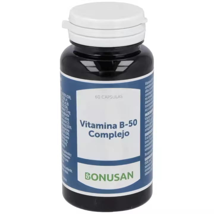 Bonusan Vitamina B-50 Complejo 60Caps - 1