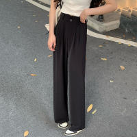 Rimocy Pantalones Anchos De Pierna Para Mujer Estilo Callejero Cintura Alta Moda Trabajo Oficina Pantalones Sueltos Rectos Sólidos Talla Grande Color Negro Beige Caqui - details 14