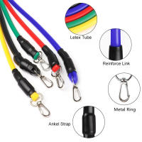 Set De 11 Pzas De Bandas Elásticas De Resistencia Para Ejercicios De Fuerza Y Terapia Física 100LB Tuberías Expansoras De Goma Para Gimnasio Y Entrenamiento - details 3