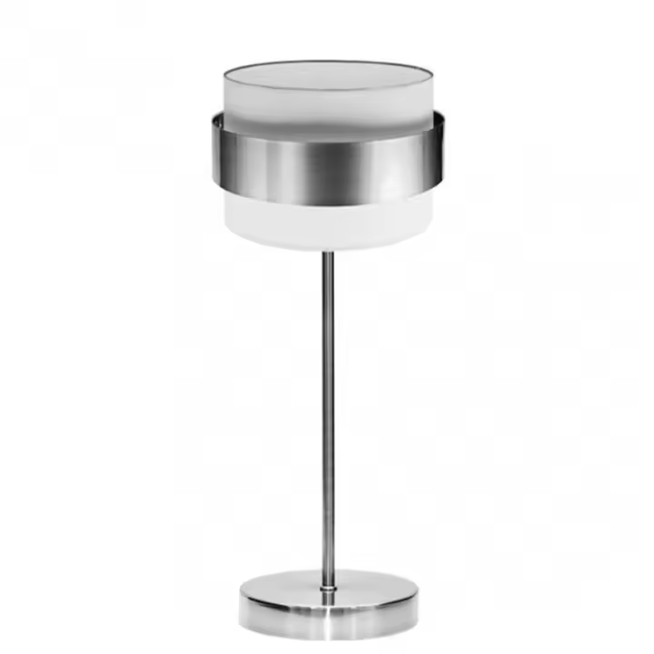 Lámpara de Mesa FABRILAMP Bremen Cromo/Blanco 1xe14 39,5X16X21 - 1