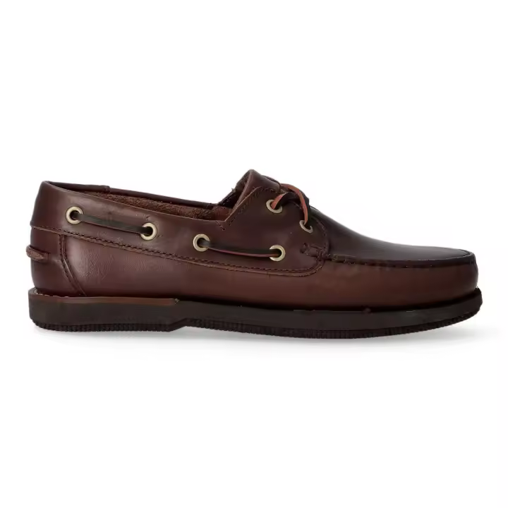VANESSA Zapato náutico de piel hombre SAK 3200 MARRON - 1