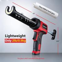 Pistola de pegamento eléctrica de 18V, herramienta de calafateo de pegamento de vidrio inalámbrica para puertas y ventanas, herramienta de pegamento de costura eléctrica para batería de iones de litio Makita - details 4