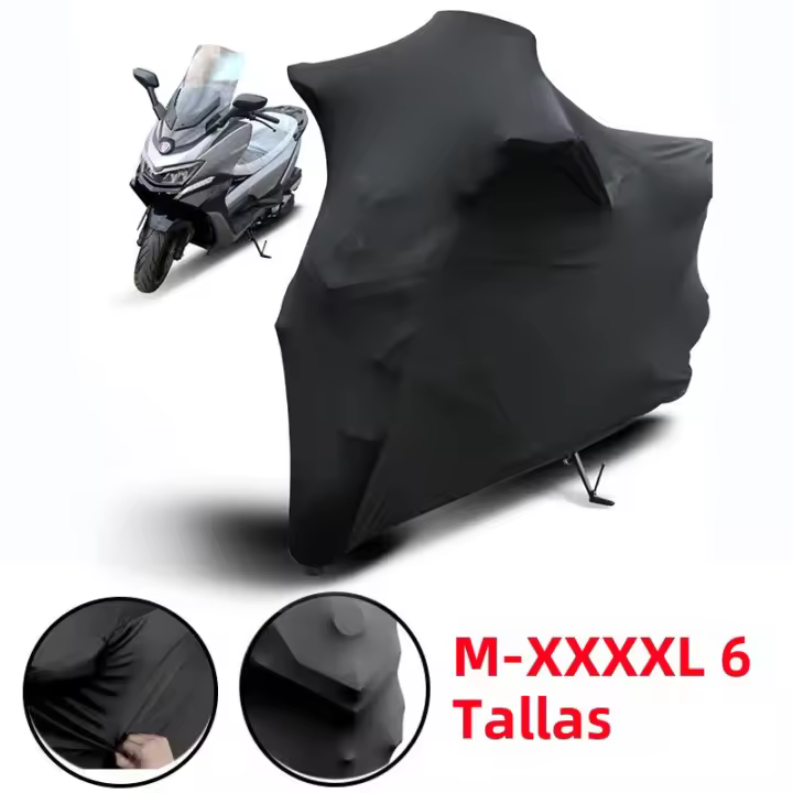 Cubierta De Motocicleta Universal M-4XL Resistente Al Polvo Y La Luz Solar a Prueba De Rayones Y Anti-UV Para Interior Y Exterior Protección De Poliéster - 1