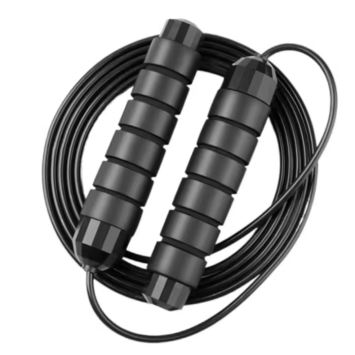 Cuerda De Saltar Ajustable Soportando Peso Para Deportes Con Roscas De Acero Para Estudiantes De Secundaria Equipo De Entrenamiento Especializado Para Cardio Training En Brazos Piernas Y Caderas Material PP+PVC+wire Longitud 2.8 M - 1