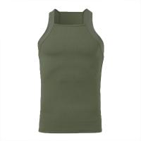 Nueva Moda Camiseta Deportiva Para Hombre Color Sólido Cuello Redondo Sin Mangas Para Gimnasio Ropa De Calle Casual Chaleco Fiesta Tallas S-5XL - details 22
