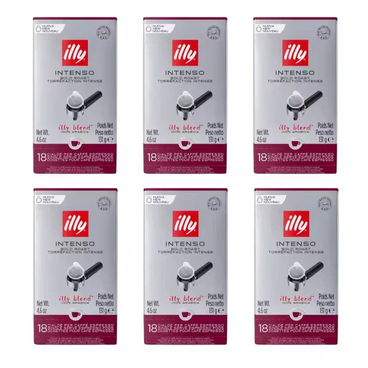 Illy Cafe PACK 6 Monodosis E.S.E Intenso - 18 Uds - Qumir - 1