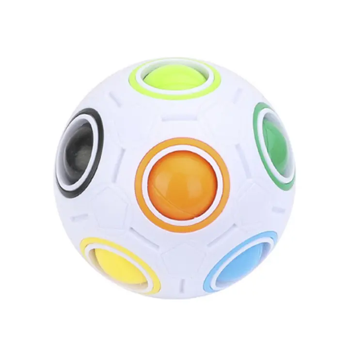Cubo Antiestrés Arcoíris Juguete Educativo Para Aprendizaje Infantil Y Adulto Desestresador Creativo De Forma Geométrica Para Niños Y Adultos - 1