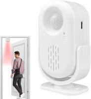 Timbre con sensor de Movimiento Comercial, timbre con Alarma para Entrada de Tienda, timbre con sensor de movimiento y Carga USB, timbre de entrada antirobo, timbre con sensor - details 0