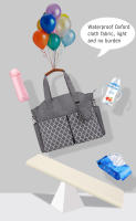 Bolsa de pañales para bebé, hospital para mujeres embarazadas, bolsa para enfermera recién nacida, bolsa impermeable adecuada para madres y bebés para viajar - details 7