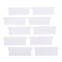 Juego De 10 Placas De Base Plásticas Para Cierres De Ventanas Accesorios Duraderos Para Cortinas Y Slats Peso Inferior Vertical - details 8