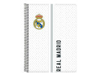 Libreta Real Madrid Tapa Dura 4x4 mm A5 - Safta - details 0
