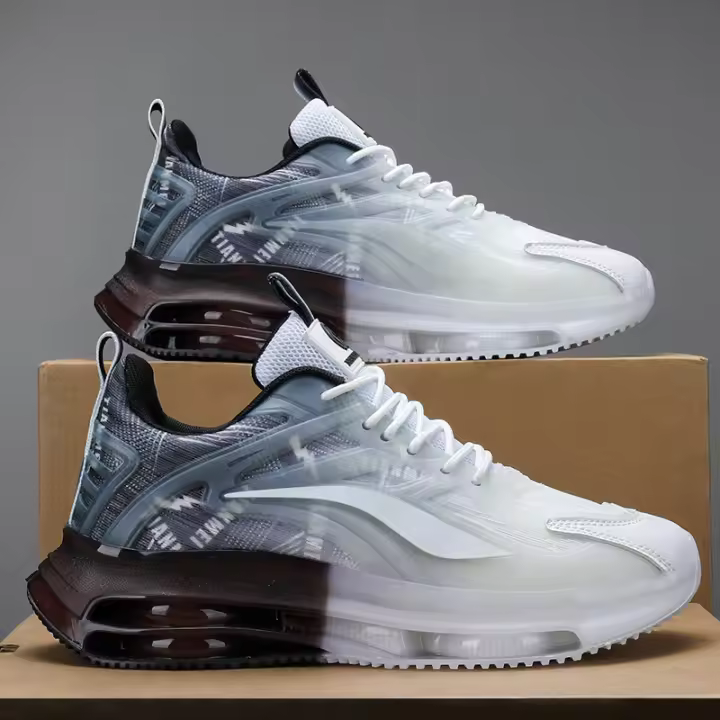 Zapatos De Verano Para Hombre Calzado Deportivo Casual De Alta Calidad Transpirable Zapatillas Moda 2024 Material Superior PU Tacón Bajo Cierre Con Cordones - 1
