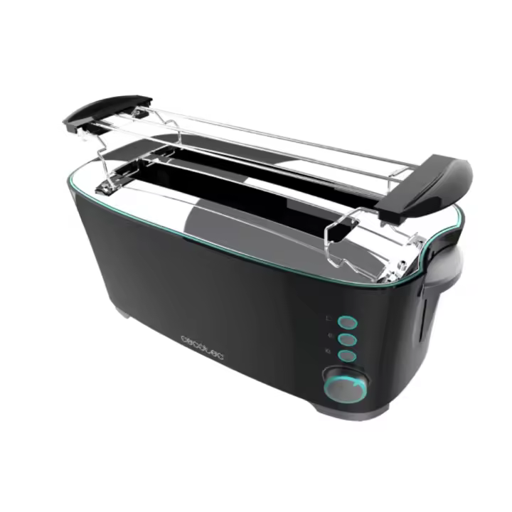 Tostador Cecotec Toast&Taste Extra Double B 1350W 7 potencias negro - 1