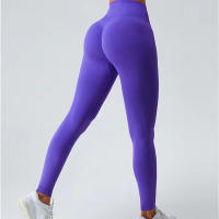 Pantalones De Yoga Para Mujer Cintura Alta Mallas De Levantamiento Glúteos Fitness Running Transpirables Leggings De Gimnasio - details 30