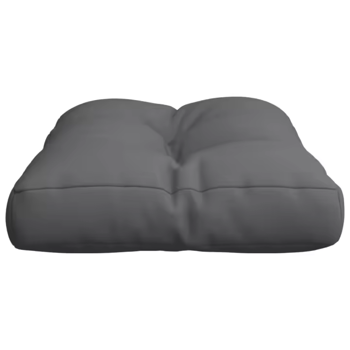 vidaXL Cojín para sofá de palets de tela gria antracita 60x40x12 cm - 1