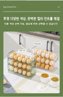 Caja De Almacenamiento Para Huevos Con Plegable Multicapa 30 Compartimentos Para Nevera Y Cocina Material Plástico Estilo Coreano - details 8