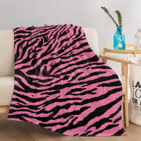 Manta De Terciopelo Suave En Rosa Leopardo Y Zorro Para Niños Y Adultos Para Sofá Cama Y Silla Moderna Y Caliente - details 3