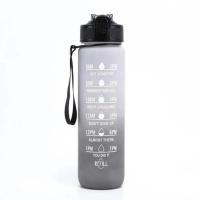 Botella De Agua Deportiva De 32 Oz Reutilizable Con Tiempo Para Beber Y  Motivacional Para Gimnasio Y Exterior Material PC - details 7
