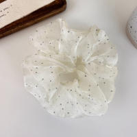 Accesorios De Pelo Elegantes Y Demasiado Lindos Con Cubierta De Pelo En Estilo Coreano Y Scrunchies De Organza Para Niñas Y Mujeres - details 6