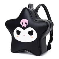 Mochila Grande De PU Creativa Con Estrella De Cinco Puntos Kuromi HelloKitty Japonesa Kawaii Estilo Dulce Para Chica Hot Y2k - details 2