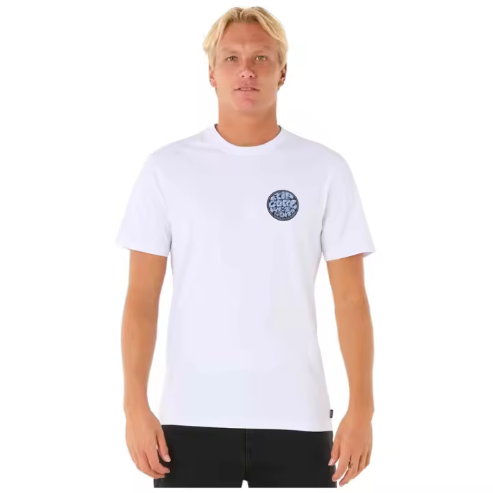 Camiseta de Manga Corta Rip Curl Passage para hombre en color blanco - 1