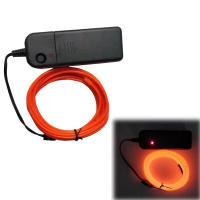 Cable De Hilo EL Glowing LED Para Fiestas Navidad Danza DIY Costumbres Ropa Decoración De Coche Luz Flexible Prenda - details 8