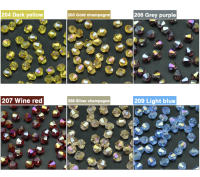 JHNBY 6mm 50pcs Cuentas De Cristal AAA Bicone Austria Para Joyería DIY AB Color Plating Hechas De Vidrio Para Pulseras Y Collares - details 4