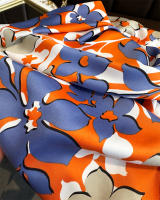 Pañuelo De Seda Impreso 90x90cm Para Mujer Lujo Bandana De Cabello Foulard Ribete Cuadrado De Piel Decorativo Para Todas Las Estaciones - details 3