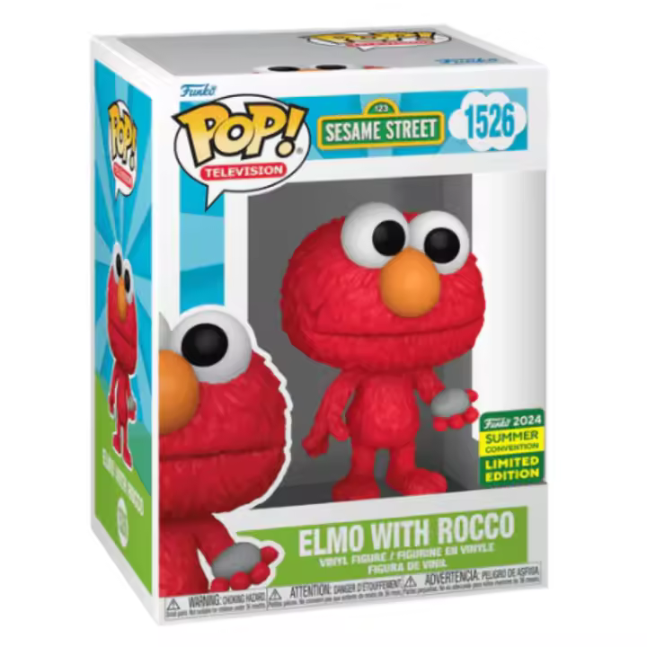Funko Pop  Elmo con Rocco (1526)  Edición Limitada - 1