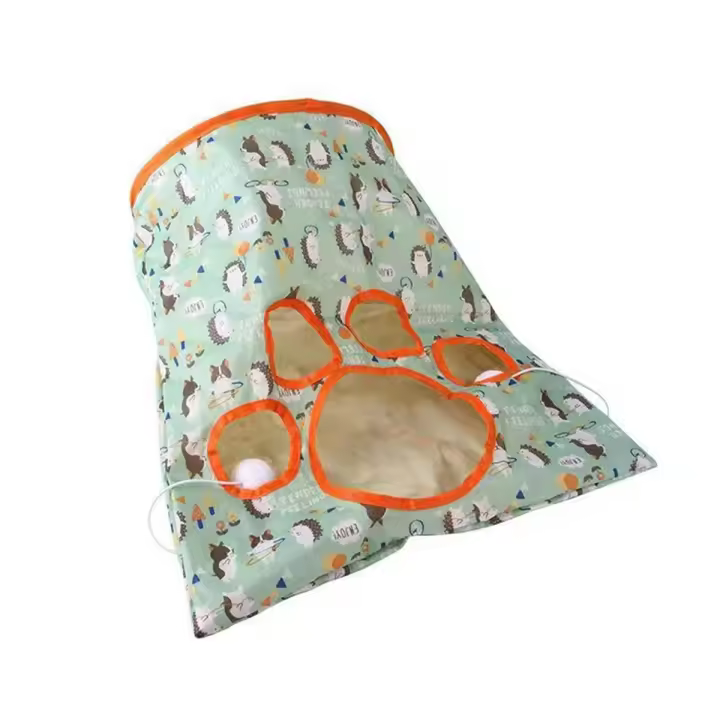 Bolsas de Túnel para Gatos en 2 Estilos Juguete Interactivo y Collapsible para Gatos en Interiores Nuevo Suministro para Mascotas - 1