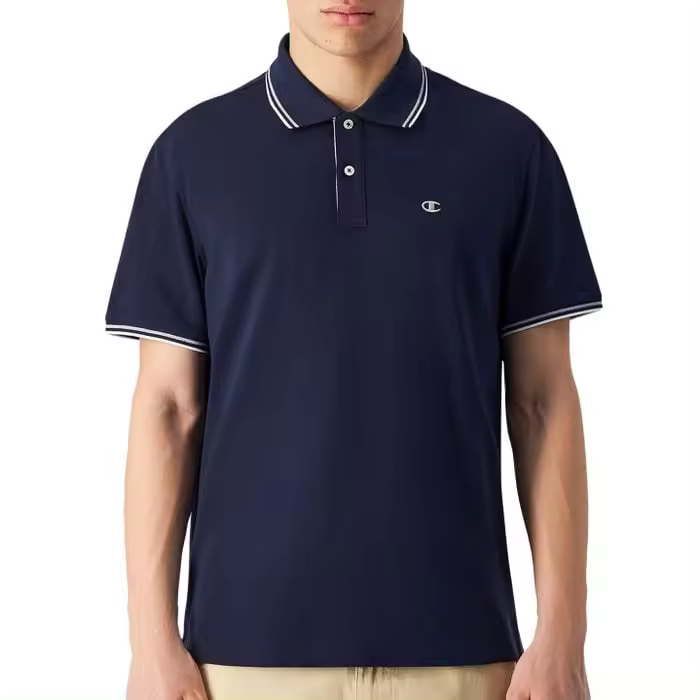 Polo Manga Corta Men Champion 0897 V25 Marino Chpcmv2597Ad - 1