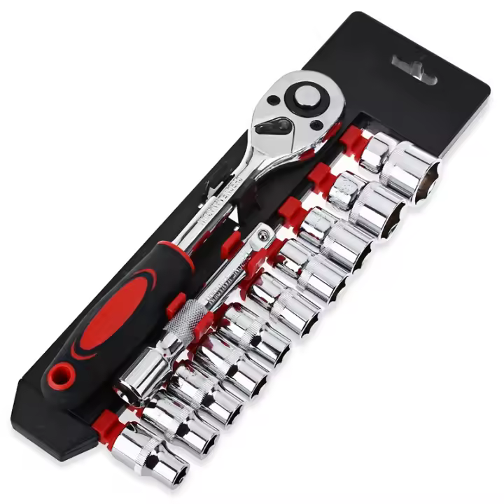 Juego De Llaves De Fijación Multifuncional Con Varilla De Extensión Para Coche Y Motocicleta Herramienta De Mano En Acero Cr-V - 1
