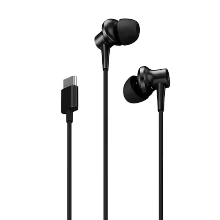 Niucom auriculares tipo C para móvil USB  con micrófono y cascos con control de manos libres para música y llamadas con almohadillas - 1