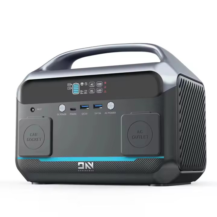 FGNS.Estación de Energía Portátil 300W con Batería LiFePO4, AC/DC, USB-C PD, USB QC3.0 (268.8Wh / 84000mAh)，Banco de energía portátil para acampar 300W, estación de energía de emergencia para exteriores, - 1