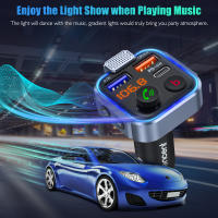 LENCENT FM Transmisor Bluetooth 5.0 Inalámbrico Con Kit De Manos Libres Para Coche Reproductor MP3 USB Tipo-C PD 20W+ QC3.0 Rapido Modulador FM - details 5