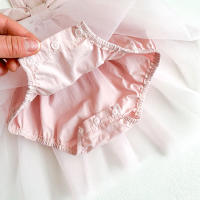 Bailarina Romper Para Bebés Niñas 0-2 Años Vestido De Malla Con Gran Lazo Traje De Baile Princesa Estilo Activo Ropa De Verano - details 13