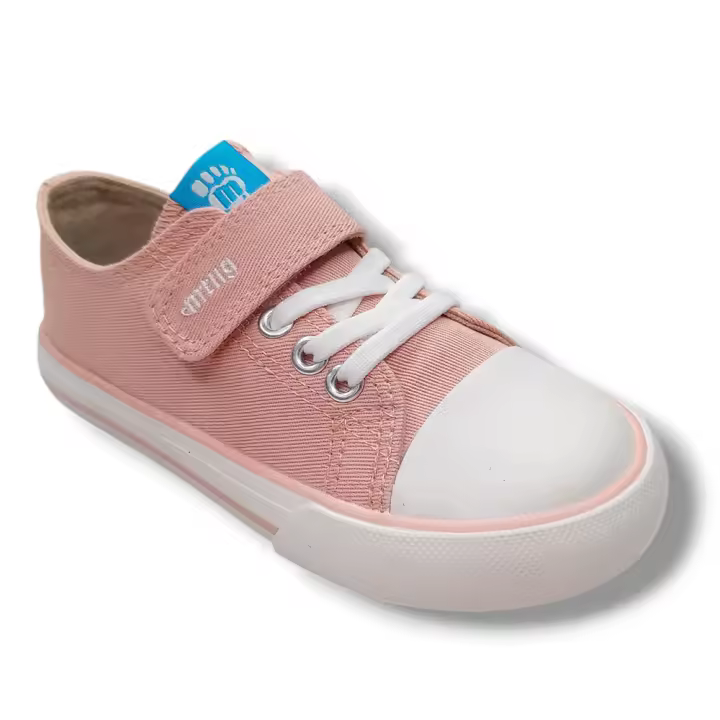 Mustang Zapatilla Lona Sneakers Barefoot Niña 49065 ROSA calzado niños Summer ROYALE CORDONETS - 1