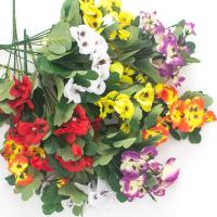 Ramo De Flores Artificiales De Coquelicot 26cm Decoración Para Hogar Y Jardín Bouquet Falso De Plástico Para Bodas Y Fiestas - details 1