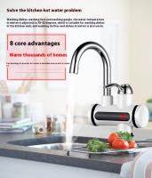 Grifo Eléctrico ZEXEF Calentamiento Instantáneo 3000W Rotación 360 Grados Doble Función Agua Caliente Y Fría Suministros Digitales Para Baño - details 23