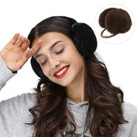 Orejeras de invierno mullidas de piel sintética - details 3