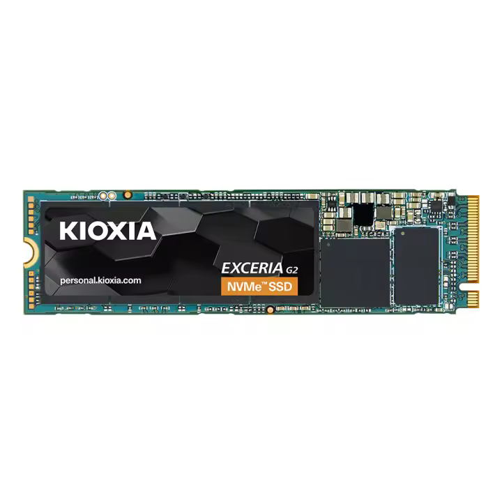 Kioxia EXCERIA G2 500GB, 1TB y 2TB  Disco Duro SSD Interno PCIe Gen3 x4 NVMe M.2 2280 - 1