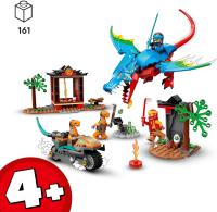 LEGO NINJAGO 71759 Templo del Dragón Ninja, Moto de Juguete, Mini Figuras NYA y KAI CRYSTALLIZED - Piezas 161 - details 1