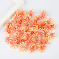 10/20/50Pcs Flores Artificiales De Girasol Mini 4cm Cabezas De Flor De Seda Para Decoración De Casamiento Y Hogar Accesorios Para Corona De Novia - details 10