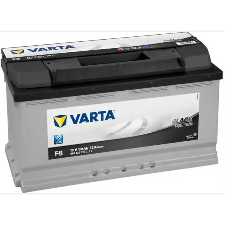 Batería de coche Varta F6 Black Dynamic. 12V - 90Ah/720A (EN) 590 122 072 312 2 Caja L5 - 1