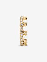 Pandora - Anillo de Corona brilliant transparent-Baño de Oro de 14K - details 0