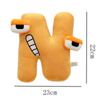 Muñecos De Peluche Alfabeto Anime Kawaii 26 Letras Inglesas Juguetes Educativos Para Niños Muñeco De Peluche Montessori Regalos Para Niños - details 13