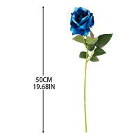 Rosa Artificial De Seda Largarama Para Decoración De Hogar Y Fiestas Regalo De Plantas Falsas Para Sala De Estar Y Boda - details 1